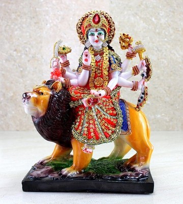 Maa Durga Mata Rani Sherawali Murti Idol Statue Temple Sculpture Figurine