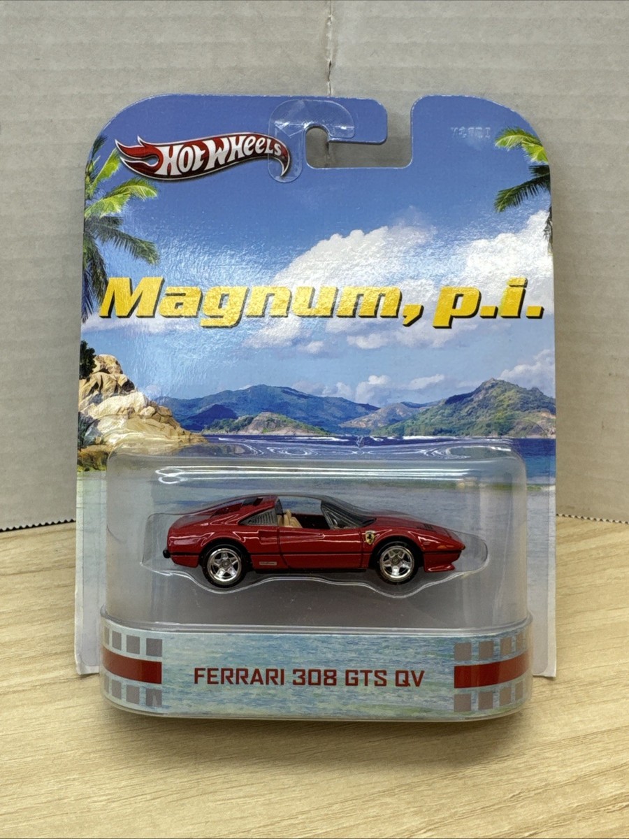 Hot Wheels Retro Entertainment Magnum Pi Ferrari 308 GTS QV Red