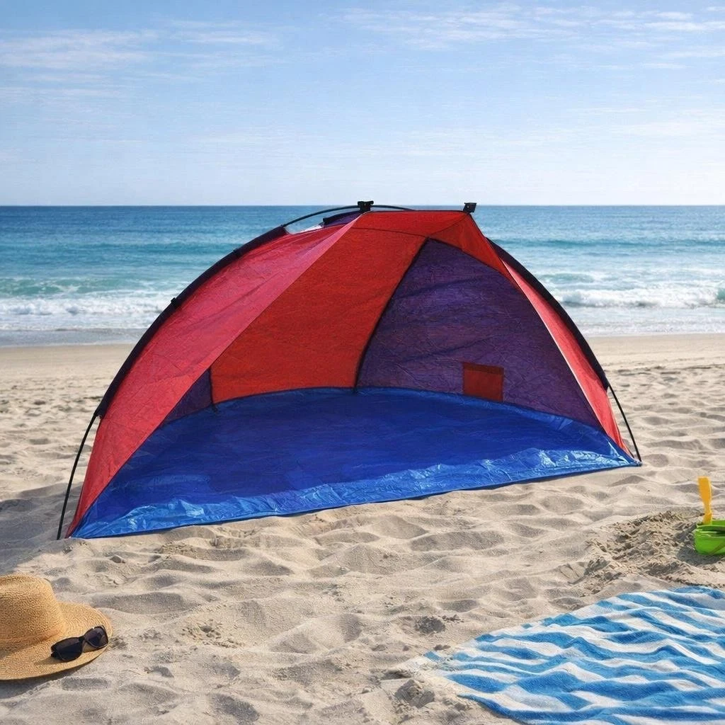 UV Protection Beach Shelter UV30 Sun Shade Tent with Carry Bag Camping Garden
