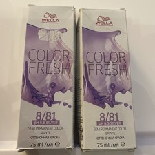 Image of 2  x Wella Professionals Color Fresh 75ml 8/81 Semi Permanent  pearl ash blonde 