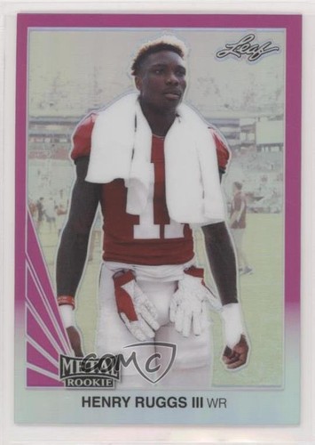 2020 Leaf Metal Rookie Pink /15 Henry Ruggs III #LR-09 RC | eBay