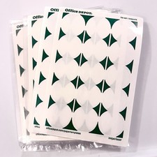 Mailing Seals 1" Round Printable Labels Clear 960 Count Inkjet/Laser