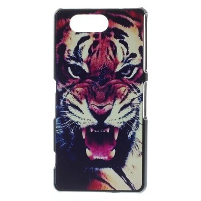 Hardcase Klemmhülle Schutzhülle Case Cover Hülle Sony Xperia Z3 Compact Tiger