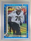 2025 Topps Chrome Football Blue Wave Refractor Taliese Fuaga #219