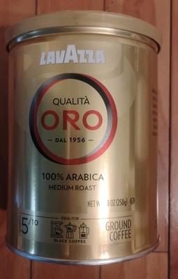 Qualita Oro Roast Ground Coffee by Lavazza - 8.8 oz Coffee BB 12/30/2026