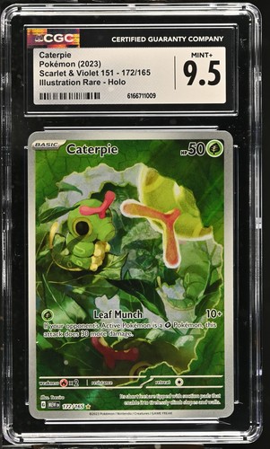 Caterpie graded CGC 9.5 for sale on eBay