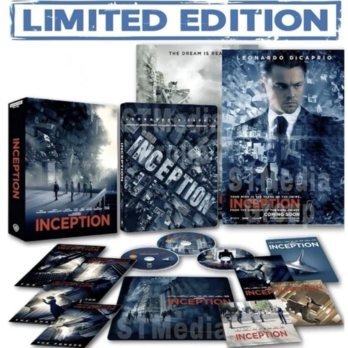 Inception Ultimate Collector's Edition Steelbook 4K Ultra HD + Bluray Sealed UK