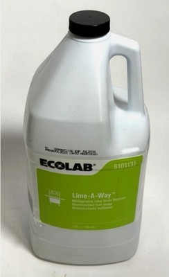 4 Gallons Ecolab 6101131 Lime-A-Way De-limer Multipurpose Lime Scale Remover