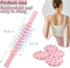 Bendable Roller Massage Stick for Fasciamassage, Cellulite Elimination, Lymph...