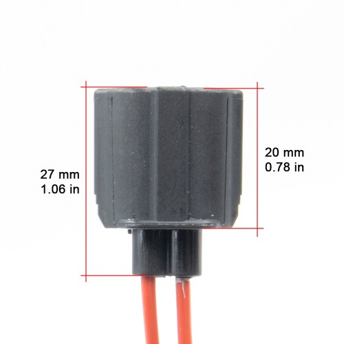 Conector eléctrico 2 pines. Mujer. Impermeable. 20002F - Imagen 4 de 5
