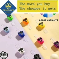 Mini Digital Finger Counter Ring Hand Tally Clicker Knitting Row Counter