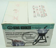 King Kooker Outdoor Cooker Fryer with 10 Qt. Aluminum Fry Pan and Basket 1202