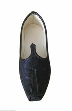 Men Groom Wedding Shoes Indian Handmade Leather Jutties Mojaries Khussa US 9
