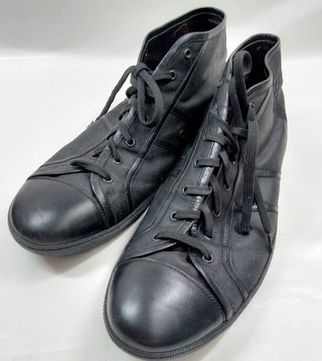 Louis Vuitton Men Sneakers Boots Coated Canvas Leather Logo 10.5 US