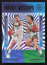 2020-21 Panini Illusions Larry Bird / Luka Doncic Fantasy Matchups #1 Card