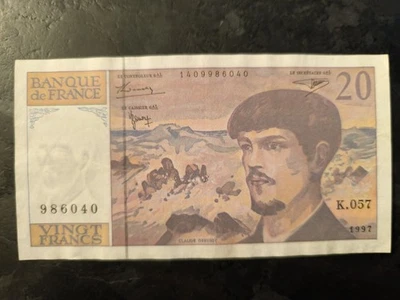 FRANCE billet 20 francs DEBUSSY - 1997 -  UNC-NEUF - Photo 1/2