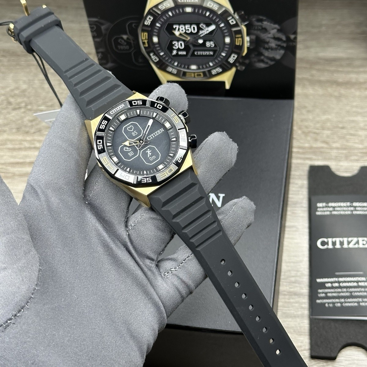 NEW✓CLOSEOUT✓ Citizen CZ Hybrid Silicone Analog And Digital