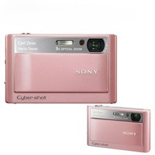 SONY Cyber shot DSC-T20 8.1MP 3x Optical Smile Detection Pink Digital Camera