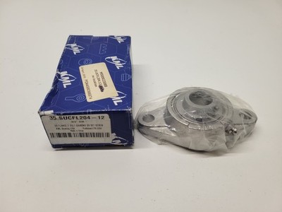 NEW OLD STOCK! KML SS 2 BOLT FLANGE BEARING 35.SUCFL204-12