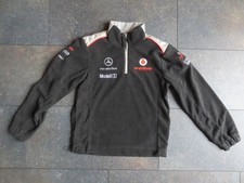 Fleece Pullover Werbung Vodafone Mercedes - Größe S (XS) - grau