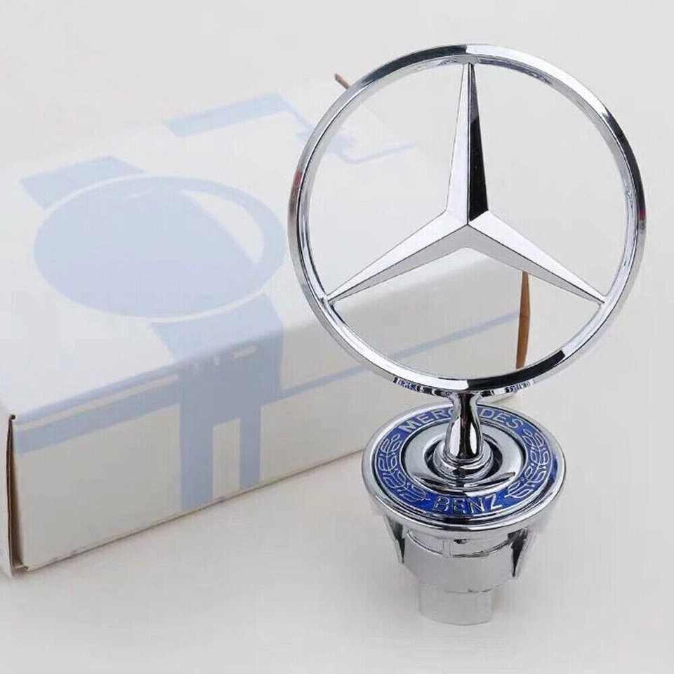 Fit For Mercedes-Benz S500 S550 S600 S650 Mounted Star Front Hood Emblem Badge Foto 2 de 4
