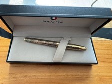 Sheaffer Imperial Sovereign Gold Plated GT Füllfederhalter mit Diamant auf Clip