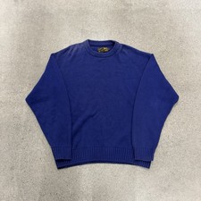 Vintage Eddie Bauer Knitted Jumper Pullover Chunky Knit Sweater Size Large