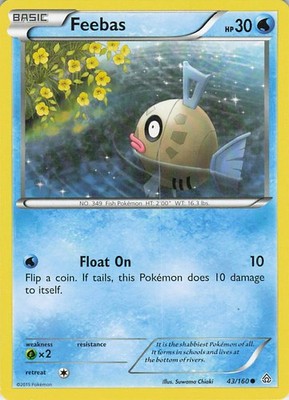 Feebas Common XY - Primal Clash 43/160 LP