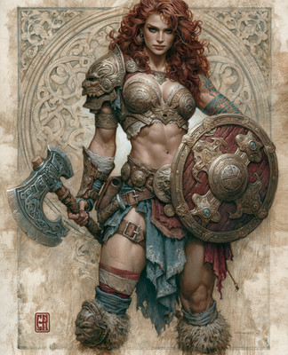 8x10 Character Illustration Art Print - 758266931