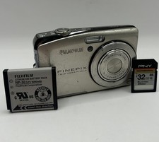 Fujifilm FinePix F50fd 12.0MP Digital Camera w/ 32GB SD Card, Battery - READ DES