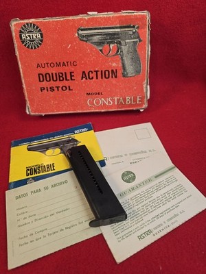 Astra Constable 380 Factory Box Paperwork And 7rd Magazine