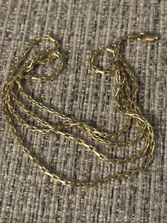 18 Karat Gold 22 Zoll 1 5 mm Kette 5 Gramm Italian Made 750 Gold ein fehlendes Glied