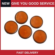 Universal Round Light Reflective Reflector for Bicycle Motorcycle Pack of 5