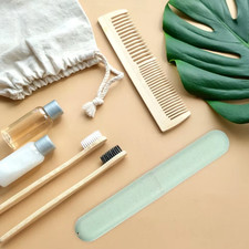 2Pcs Travel Toothbrush Holder Case Portable Dustproof Seal Lightweight PP Travel