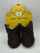 Build-A-Bear Workshop Classic Dark Brown Cowboy Boots