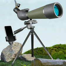 20-60x80 Spotting Hunting Bird Watching Waterproof Telescope Monocular w/ Tripod