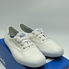 Keds Champion Sneakers Donna US 7.5S Bianco Tela Scarpe Basse Casual Ebay2104