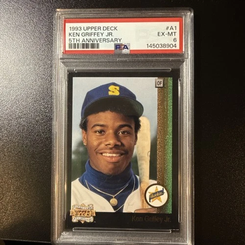 1993 Upper Deck #A1 Ken Griffey Jr. 5th Anniversary PSA 6 *Brand New Slab*