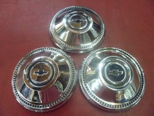 Vintage 1967 Chevy Impala Belair 427 Dog Dish Poverty Hubcaps Wheel Covers