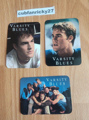 1998 James Van Der Beek Varsity Blues 3 Card Lot Promo Set NM Dawsons Creek Star