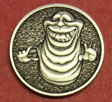 HOBO Nickel Ghostbusters Slimer Made from a Real US Nickel