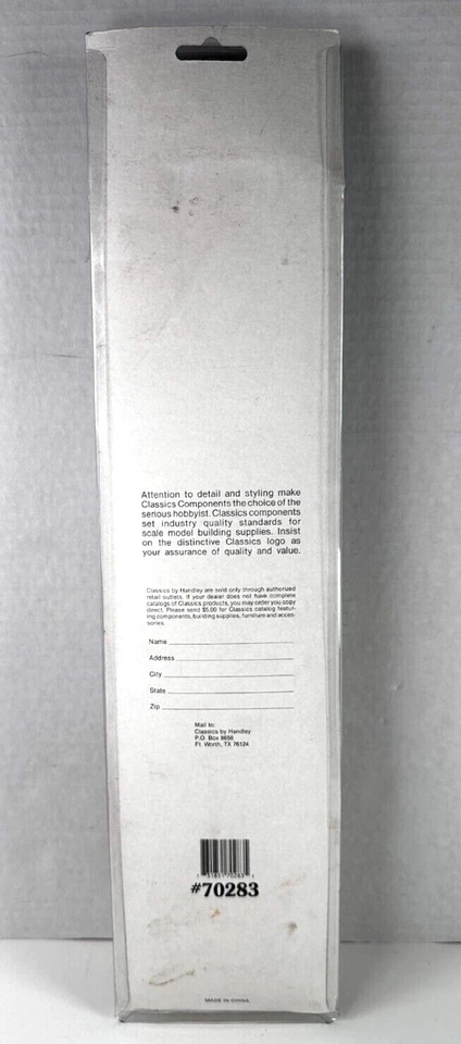 Interchangeable Handrail Stair 1:12 Dollhouse Miniature Classics Handley #70283 - Image 4 of 4