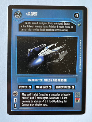 Star Wars CCG IG-2000 - Dagobah Limited Rare LP/NM