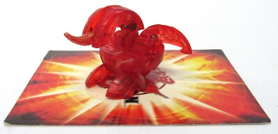 Bakugan Translucent B1 Dragonoid 420G Red Pyrus Classic Battle