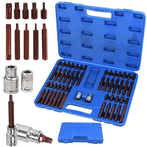 S2 Stecknuss Set XZN Innen Vielzahn Sechskant Torx Steckschlüssel Nuss Bit Satz - Bild 8 von 12