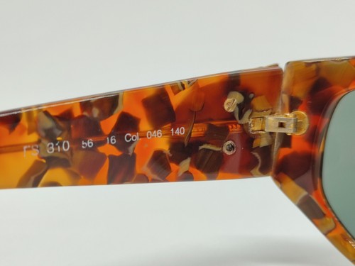 FENDI Vintage Womens Sunglasses With Logo Amber Tortoise Y2k Made In Italy FS310 - Picture 15 of 24