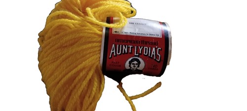 Aunt Lydia's Classic Crochet Thread Size 10-Super Glow Mimosa