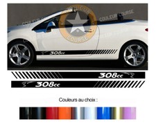 2 X BANDES LATERALES POUR PEUGEOT 308CC 308 CC AUTOCOLLANT STICKER BD500-51
