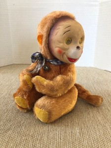 antique stuffed monkey