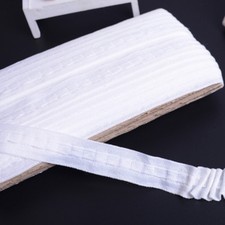 26m White Pleat Curtain Pinch Heading Tape Drape Accessory DIY Crafts Home Decor